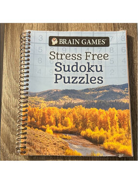 Stress Free Sudoku Puzzles - Blue and Yellow